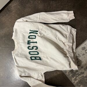 Boston Graphic Sweatshirt from Brandy Melville